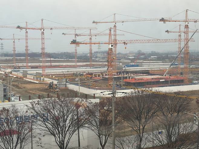 지난 5월 본청약을 진행한 부천대장 A5·A6 블록 공사현장. /사진=김효정 기자