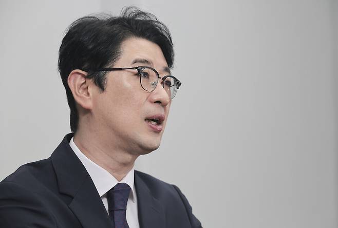 주진우 국민의힘 의원이 10월1일 서울 여의도 국회 의원회관에서 주진의 국민의힘 의원이 시사저널과 인터뷰를 나누고 있다. ⓒ시사저널 박정훈