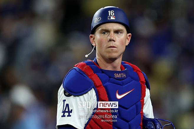 ▲ LA 다저스 주전 포수 윌 스미스. ABS에 부정적인 뜻을 드러냈다.