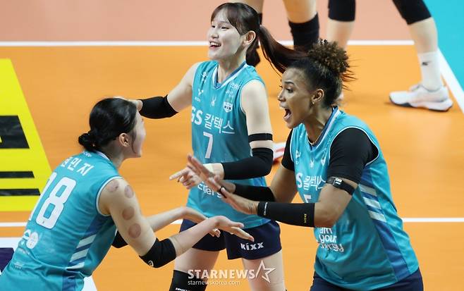 [B하인드★] 쿠바 폭격기 지젤 실바 28점 맹폭, 정관장 3-0 완파하며 GS 연패 탈출