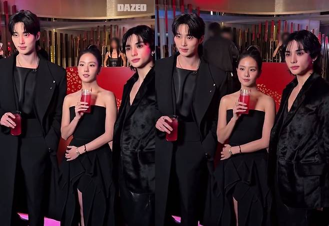 변우석, 지수, 현진. 사진|데이즈드 코리아SNS