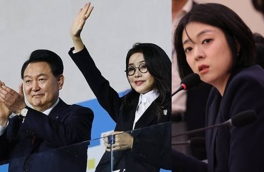 윤석열, 김건희, 배현진. 연합뉴스