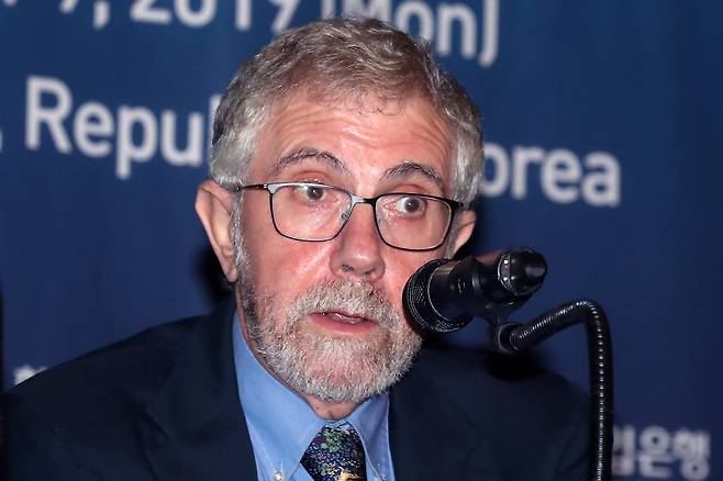 2008년 노벨경제학상 수상자 폴 크루그먼(Paul Krugman) 뉴욕시립대 교수. 2019.9.9/뉴스1 ⓒ News1 민경석 기자