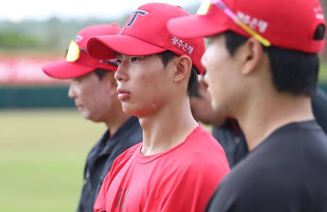 KIA 타이거즈 신인 김민규가 마무리캠프를 소화하고 있다.KIA 타이거즈 제공