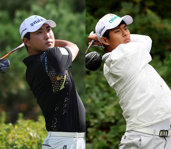 2025년 아시안골프투어 인도 바라트 클래식에 출전한 조우영, 장희민 프로. 사진제공=KPGA (사진을 무단으로 사용하지 마십시오.)