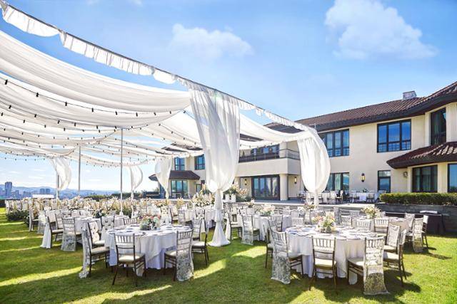 결혼식 준비를 마친 그랜드 워커힐 호텔 애스톤하우스. 그랜드 워커힐 호텔 제공