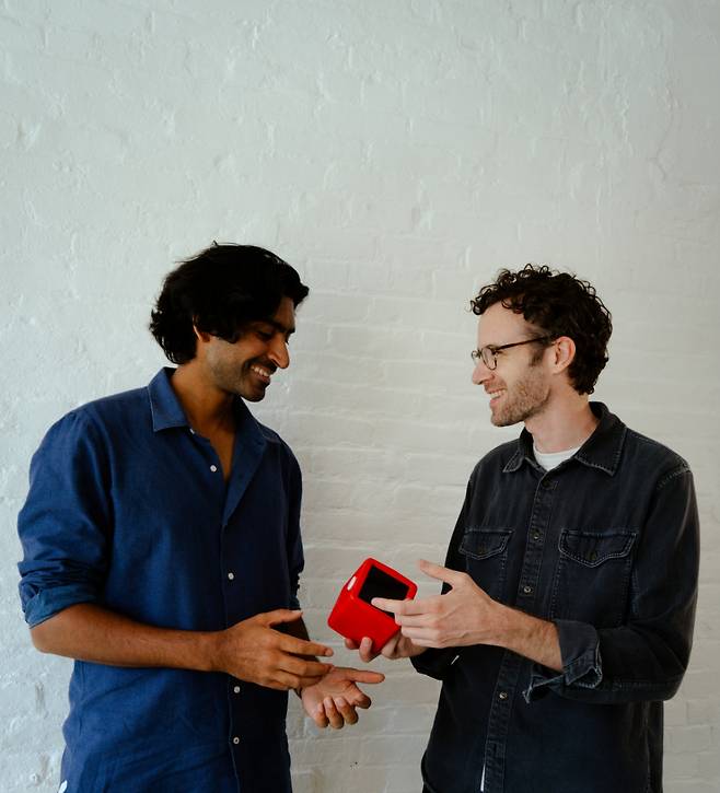 아론 굽타 하피코 CEO(최고경영자·오른쪽)와 로버트 휘트니 CTO(최고기술자)./사진=하피코 제공