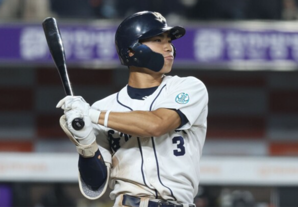 오재원의 고교 시절(사진=한화)