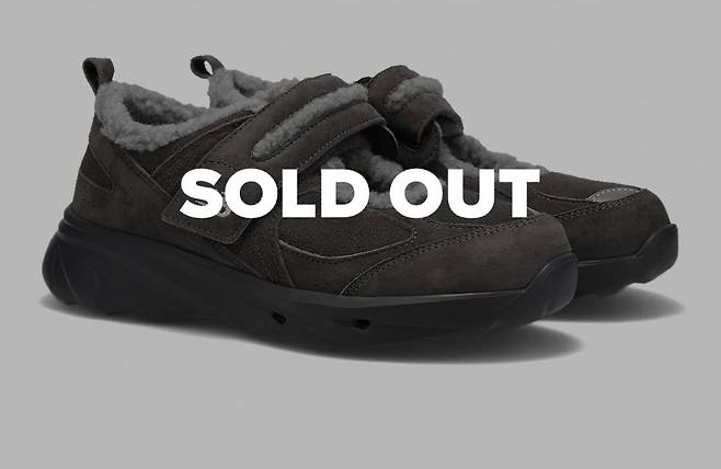 겨울시즌 신제품 윈터브리즈. 마찬가지로 품절 상태다. 사진=이랜드월드 제공