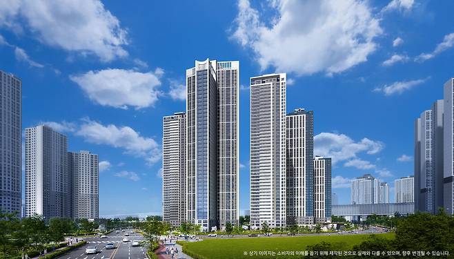 시티오씨엘 8단지 조감도. DCRE