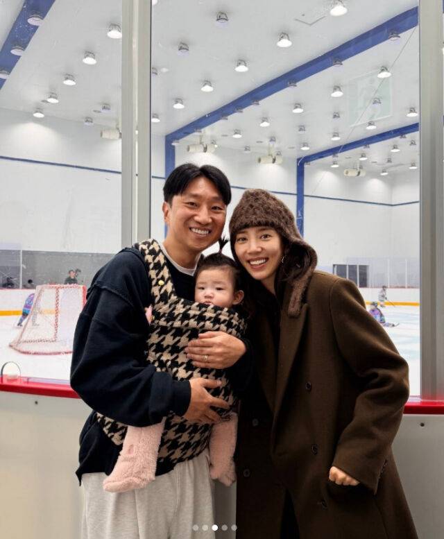 이규혁, 손담비, 이해이./소셜미디어