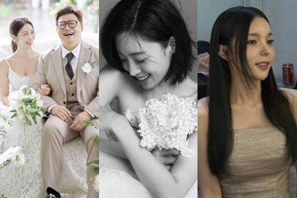 왼쪽부터 원진서 윤정수 함은정 박진주/소셜미디어 캡처