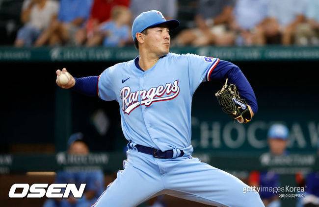 [사진] 텍사스 레인저스 시절 아리하라 코헤이. ⓒGettyimages(무단전재 및 재배포 금지)