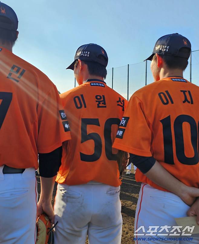 이원석이 달고 있는 50번. 미야자키(일본)=이종서 기자