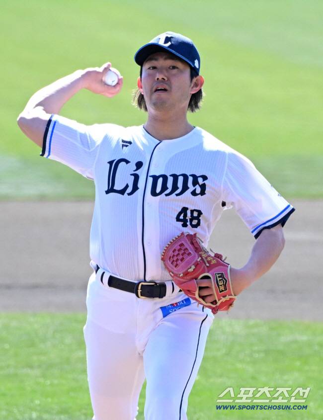 26일 일본 미야자키 선마린스타디움에서 열린 두산 베어스와 세이부 라이온스의 경기. 세이부 이마이가 역투하고 있다. 미야자키(일본)=박재만 기자 pjm@sportschosun.com/2025.02.26/