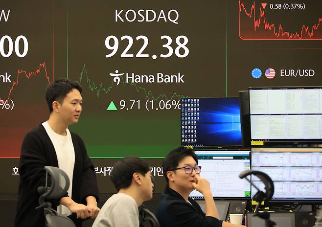 나홀로 상승한 코스닥 / 사진=연합뉴스