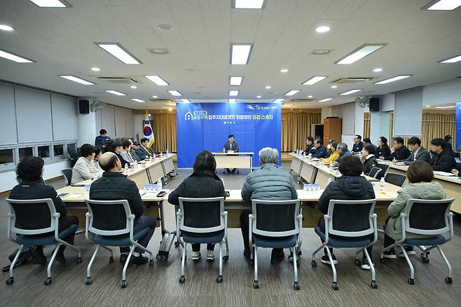 11월28일 옥포2동 행정복지센터에서 진행한 '공감 스케치' 현장&nbsp;ⓒ거제시 제공