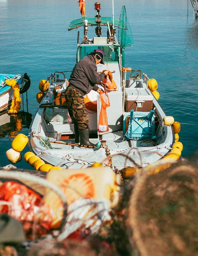 장호항의 한갓진 일상 풍경&nbsp;