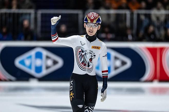 우승한 임종언 [ISU 홈페이지 캡처. 재배포 및 DB 금지]