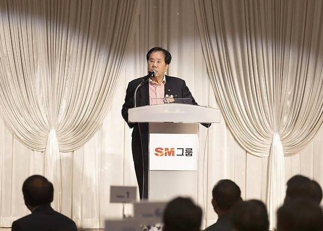 우오현 SM그룹 회장./SM그룹 제공