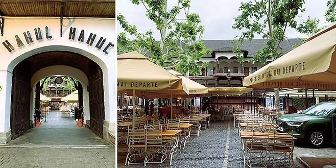 마누크스 인 레스토랑 입구 및 내부 전경