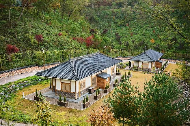 일라이트가 함유된 벽지와 바닥재로 마감된 일라이트 휴양 빌리지. 사진=도진영