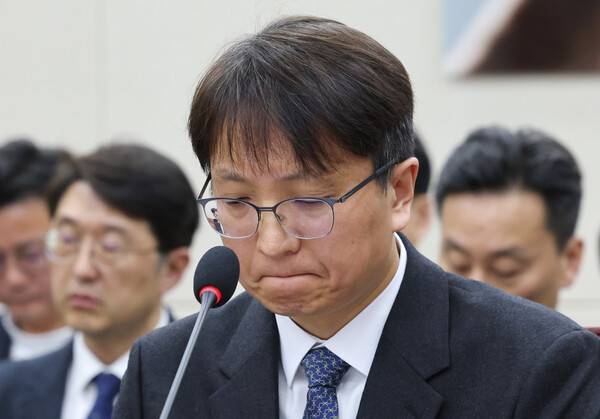 ▲박대준 쿠팡 한국법인 대표이사가 2일 국회 과방위 쿠팡 개인정보 유출 긴급 현안질의에 출석해 답변하고 있다. ⓒ연합뉴스