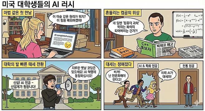 미국 대학생들의 AI 러시 [구글 Gemini]
