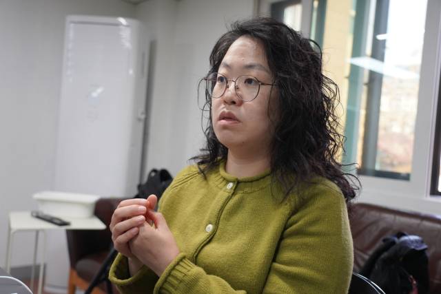 ▲지난 11월 20일 <프레시안>과 인터뷰한 이호림 공동대표. ⓒ프레시안(손가영)
