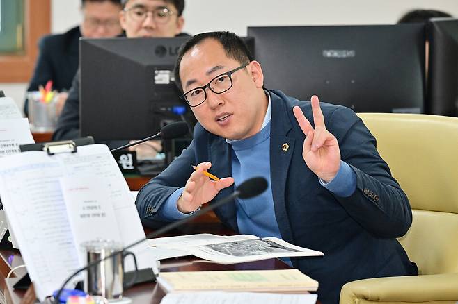 손근호 울산시의원이 '울산광역시 농어업작업안전재해 예방 및 지원에 관한 조례안'을 발의했다. ⓒ울산시의회 제공