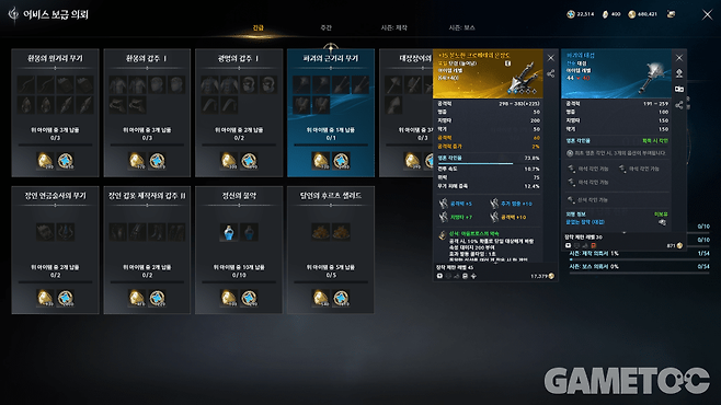 어비스 보급 의뢰 납품 아이템이 거래소에서 높은 가격에 거래된다 (사진=김영찬 기자)