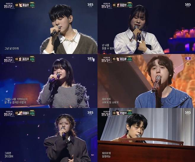 SBS '우리들의 발라드' 캡처