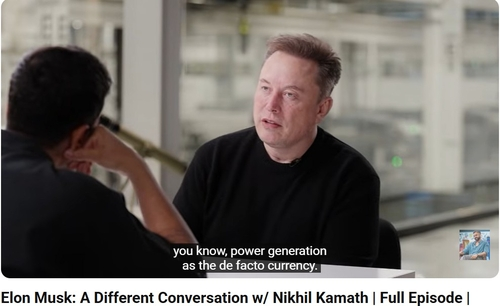 니킬 카마스의 일론 머스크 인터뷰 영상 [니킬 카마스(Nikhil Kamath) 유튜브 채널 캡처]