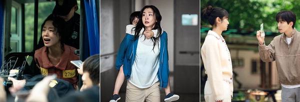 연말 OTT에 화제작이 잇따라 공개된다. 왼쪽부터 김고은·전도연 주연의 ‘자백의 대가’, 김다미 주연의 ‘대홍수’, 이준호 주연의 ‘캐셔로’스틸컷.  넷플릭스 제공