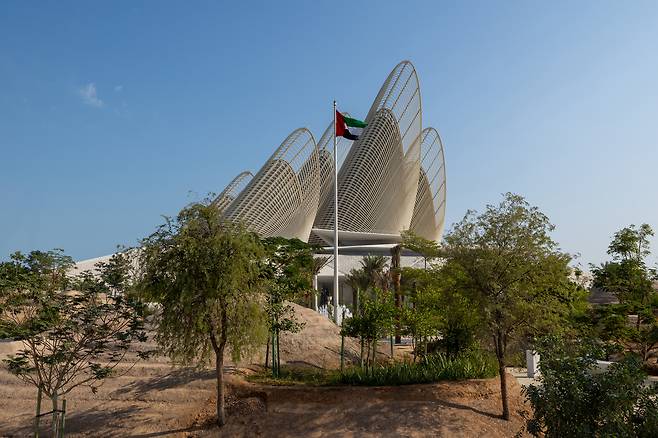 Exterior of the United Arab Emirates' Zayed National Museum, designed by Foster + Partners [ZAYED NATIONAL MUSEUM]