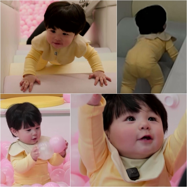 KBS2 ‘슈퍼맨이 돌아왔다’의 하루가 인생 첫 키즈카페에서 진격의 엉덩이 파워를 발동한다.
