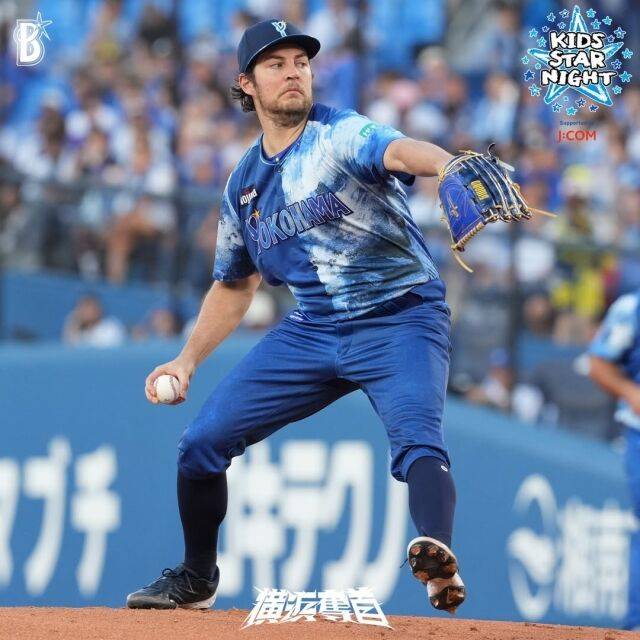 요코하마 DeNA 베이스타스 트레버 바우어./요코하마 DeNA 베이스타스 SNS