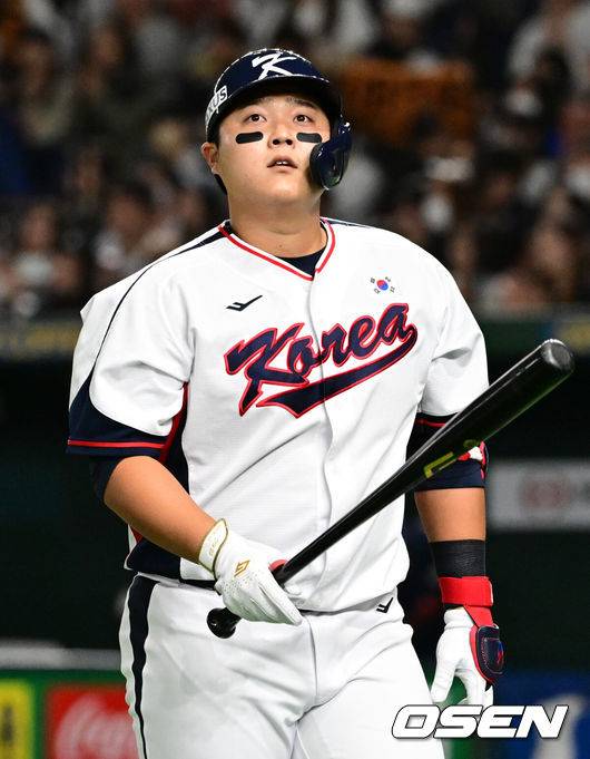 [OSEN=조은정 기자] 야구 대표팀 한동희. 2025.11.16 /cej@osen.co.kr