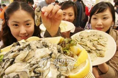 마트의 생굴 [연합뉴스 자료 사진]