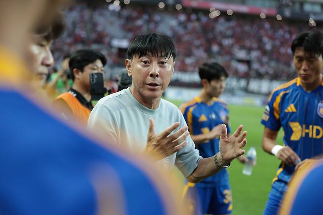 서울월드컵경기장/ K리그1/ FC서울 vs 울산HDFC/ 울산 신태용 감독/ 사진 정재훈