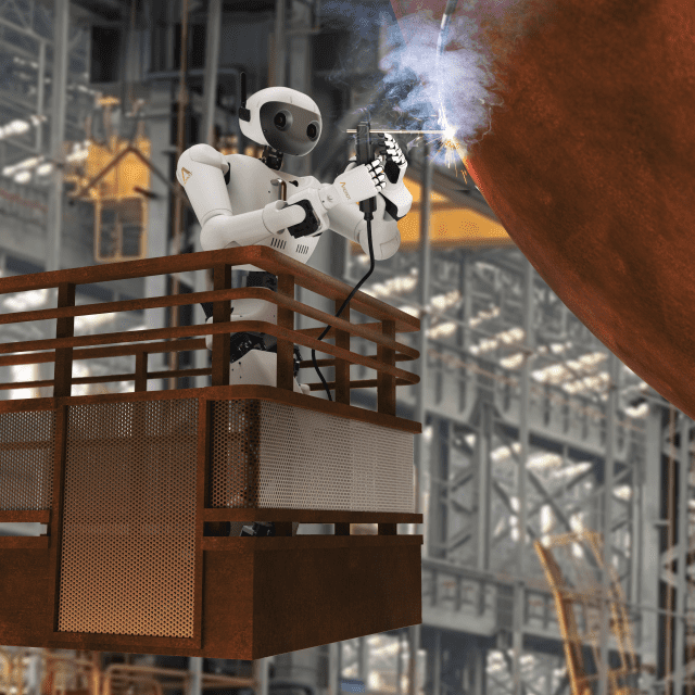 에이로봇 휴머노이드 '앨리스' 조선·건설 현장 투입 예상도 (사진=에이로봇)