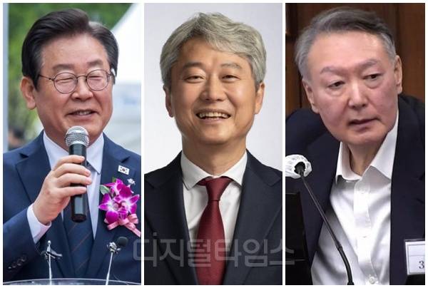 (맨 왼쪽부터) 이재명 대통령, 김근식 경남대 정치외교학과 교수(국민의힘 서울 송파병 당협위원장), 윤석열 전 대통령. [디지털타임스 DB, 서울중앙지방법원]