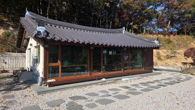 전남 영광군 영광읍 교촌리에 위차한 장세일 영광군수의 별장. 영광=김진영 기자