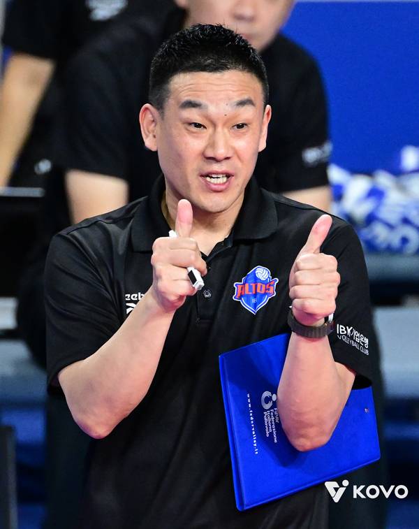 여오현 대행이 탈꼴찌의 의미에 대해 말했다. 사진 제공= KOVO