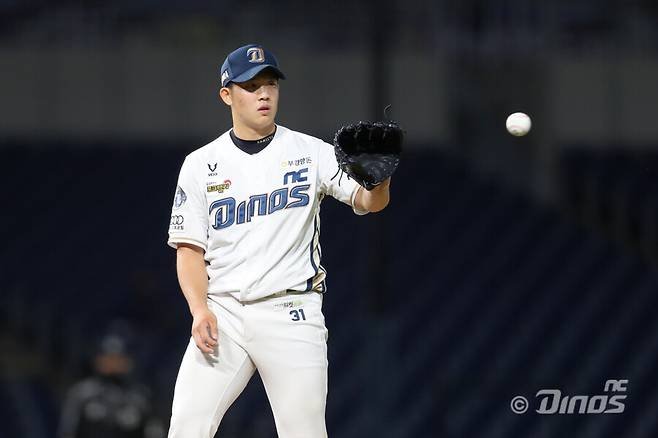 ▲ 투수 시절 안인산 ⓒNC 다이노스