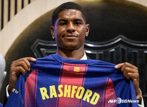 바르셀로나 공격수 마커스 래시포드. /AFPBBNews=뉴스1