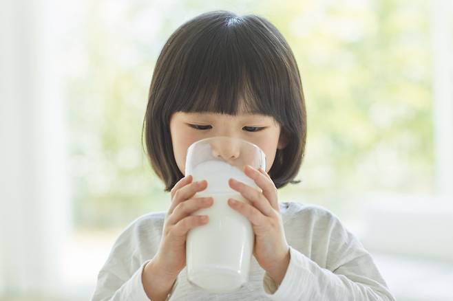 한국영양학회에서는 소아·청소년에게 하루 2잔(400mL) 이상의 우유 섭취를 권장한다. GETTYIMAGES