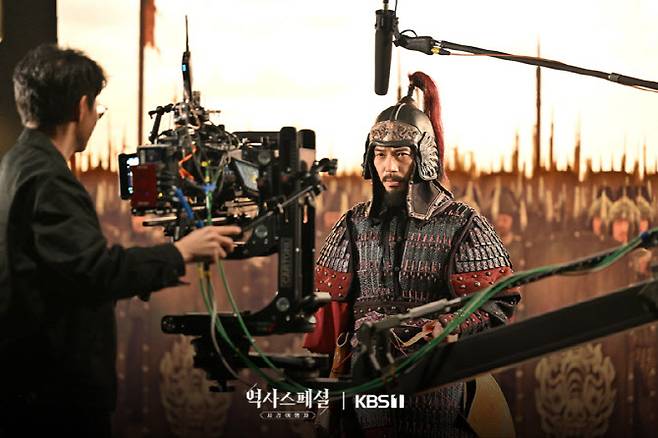 '역사스페셜' 촬영 현장(사진=KBS)