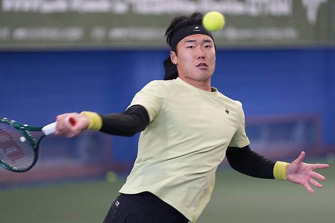 남자단식 톱시드의 신산희.