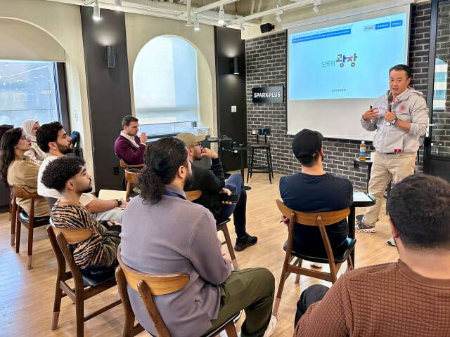 이한주 베스핀글로벌 창업자가 사우디아라비아 CEO를 K-AI 전파에 나섰다(이미지=베스핀글로벌)